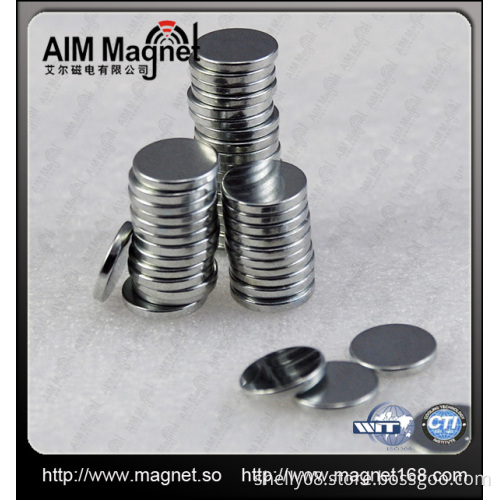 Super strong N35 NdFeB Disc Magnets 1" x 1/8" thick